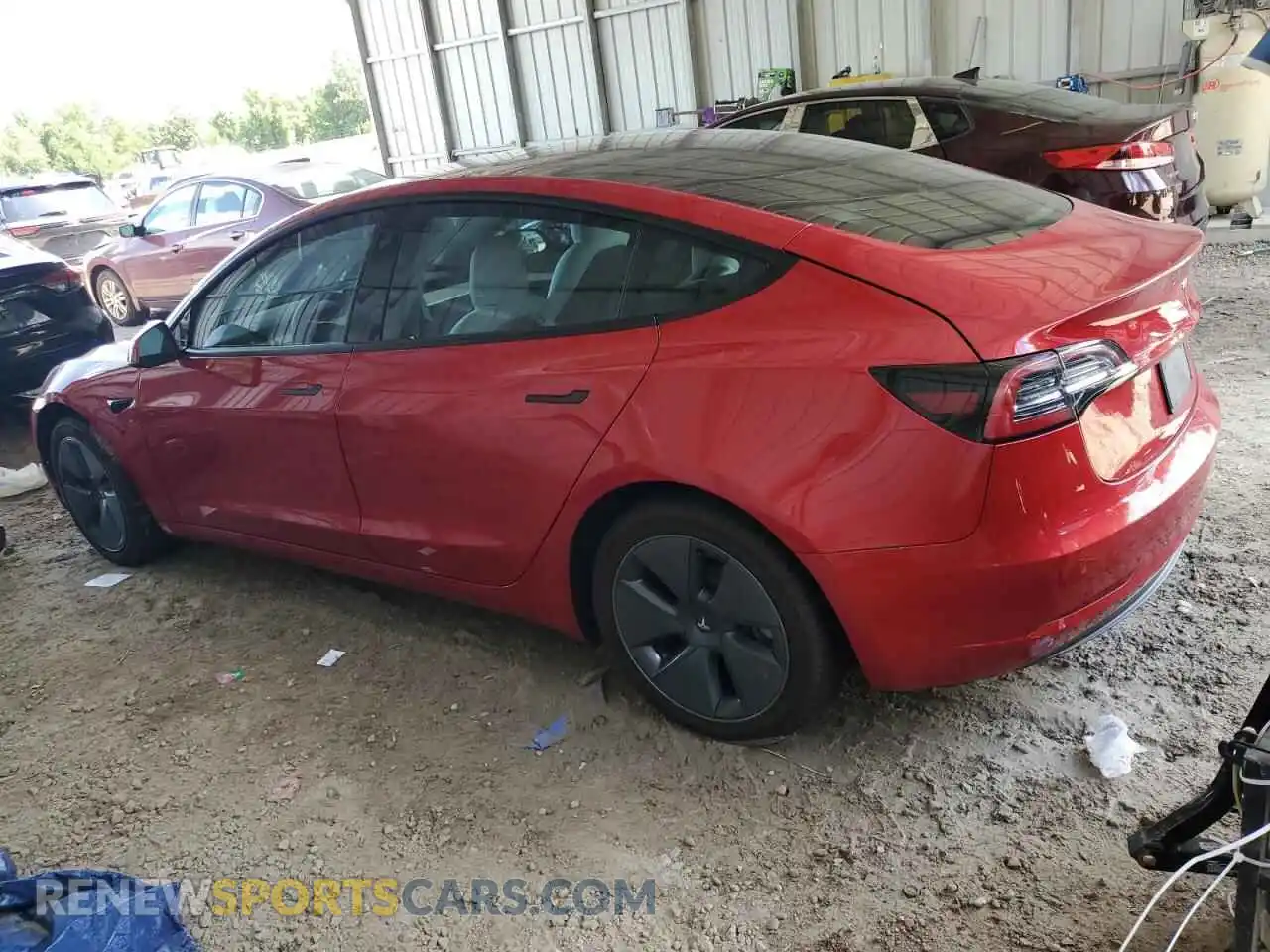 2 Фотография поврежденного автомобиля 5YJ3E1EB7NF242436 TESLA MODEL 3 2022