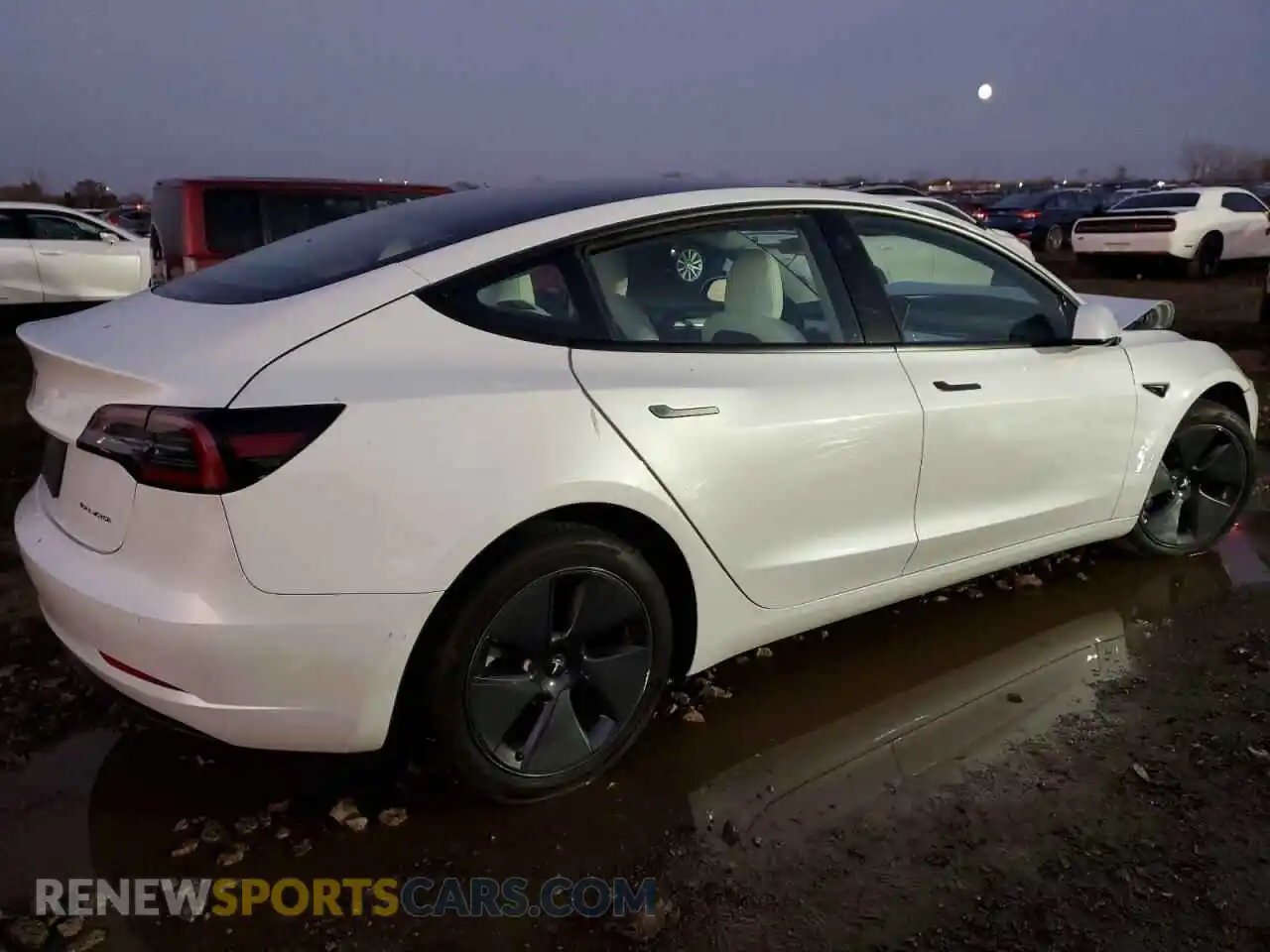 3 Photograph of a damaged car 5YJ3E1EB7NF248687 TESLA MODEL 3 2022