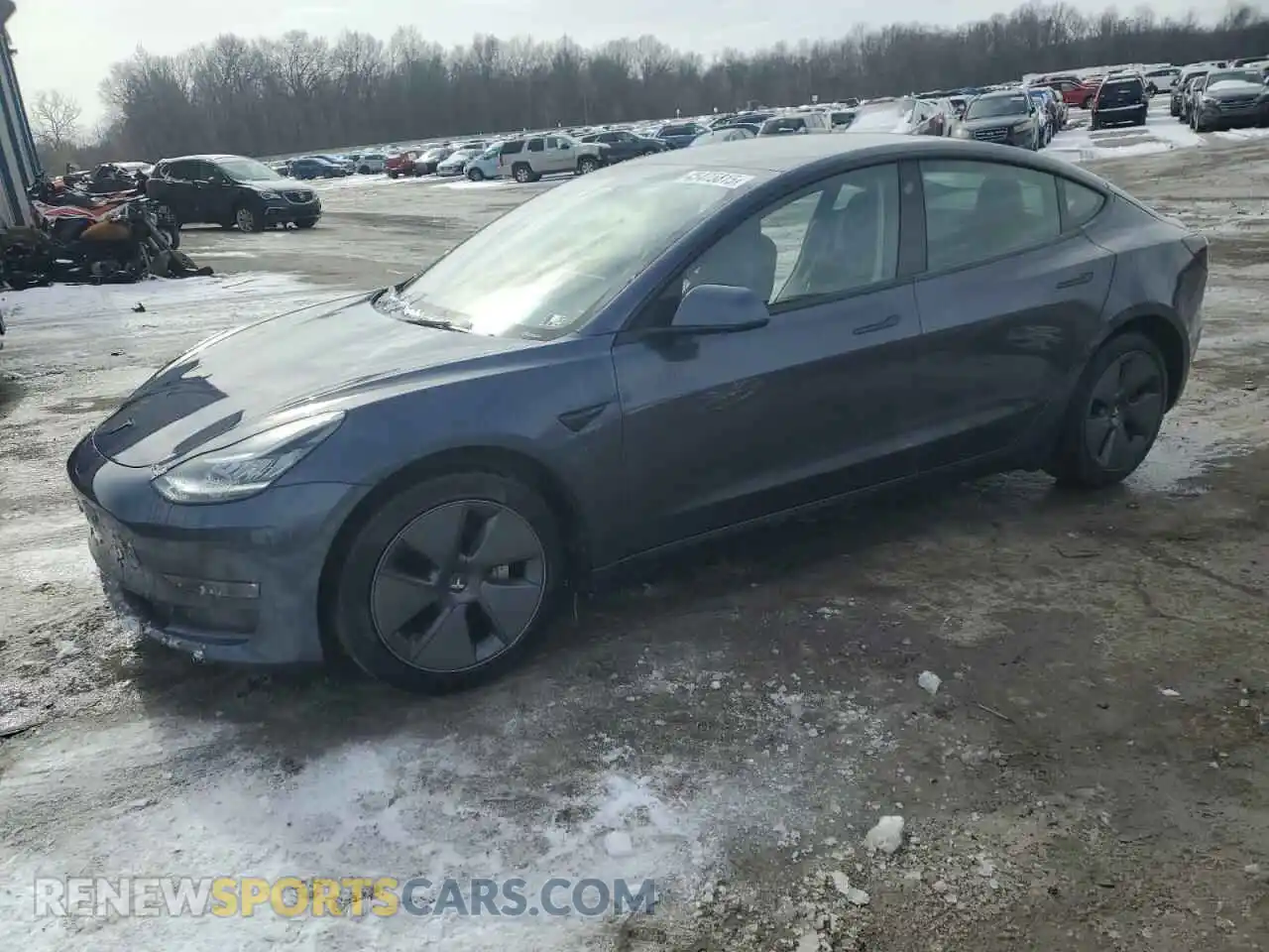 1 Фотография поврежденного автомобиля 5YJ3E1EB7NF259656 TESLA MODEL 3 2022