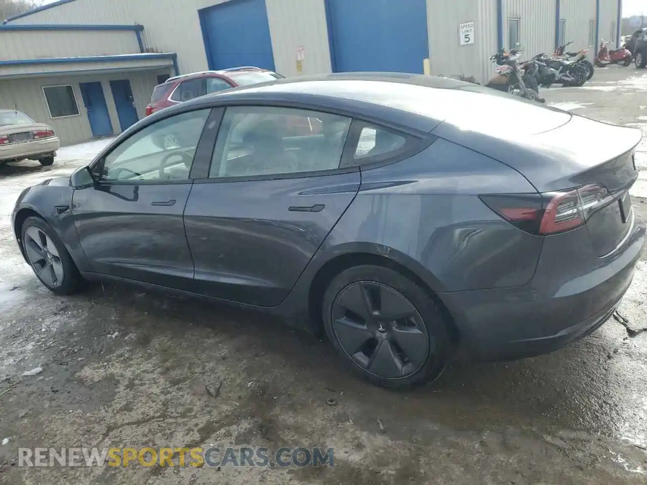 2 Фотография поврежденного автомобиля 5YJ3E1EB7NF259656 TESLA MODEL 3 2022