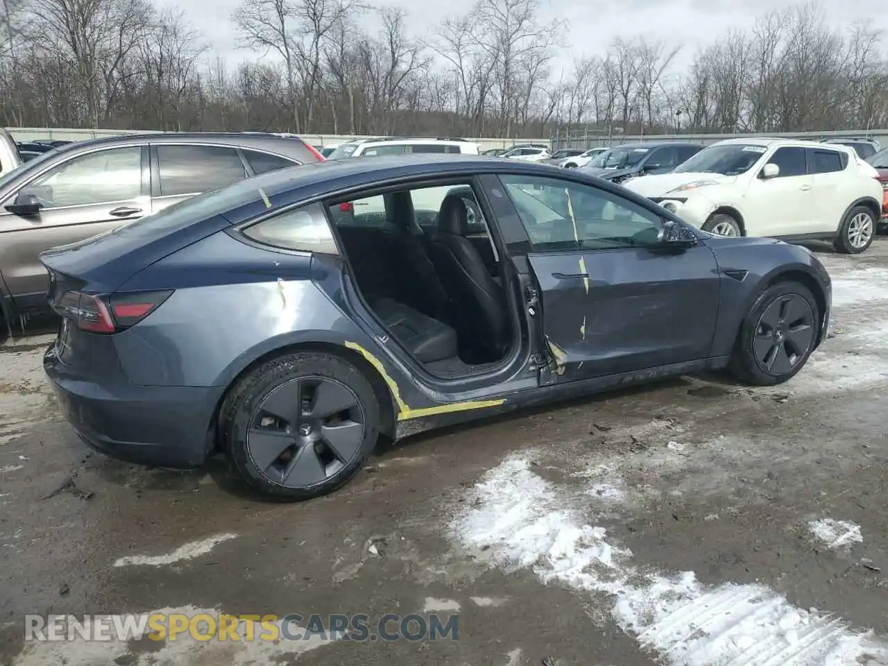 3 Фотография поврежденного автомобиля 5YJ3E1EB7NF259656 TESLA MODEL 3 2022