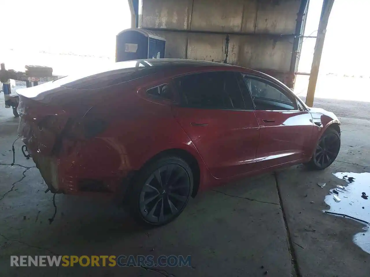 3 Photograph of a damaged car 5YJ3E1EB7NF285464 TESLA MODEL 3 2022