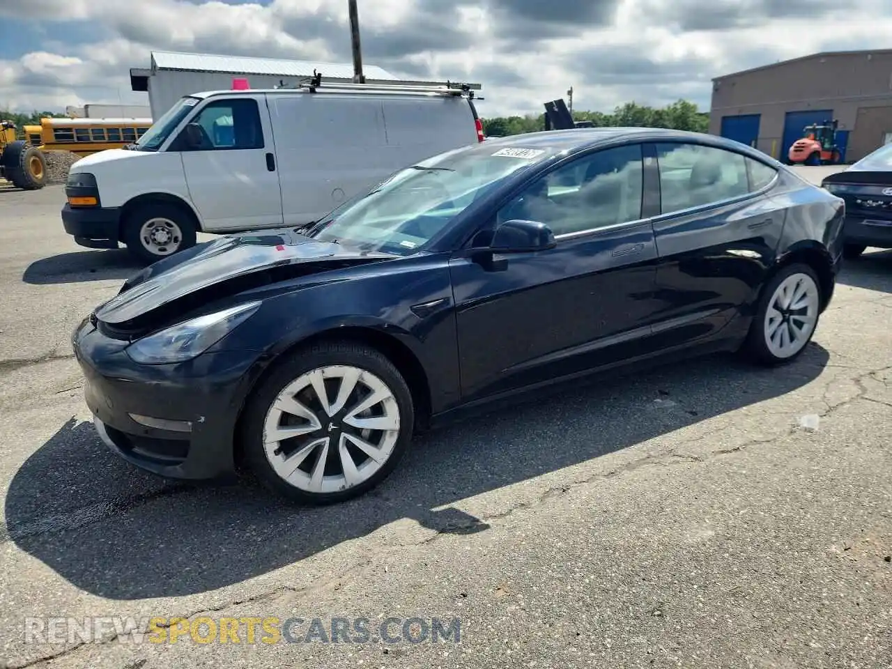 1 Фотография поврежденного автомобиля 5YJ3E1EB7NF288560 TESLA MODEL 3 2022