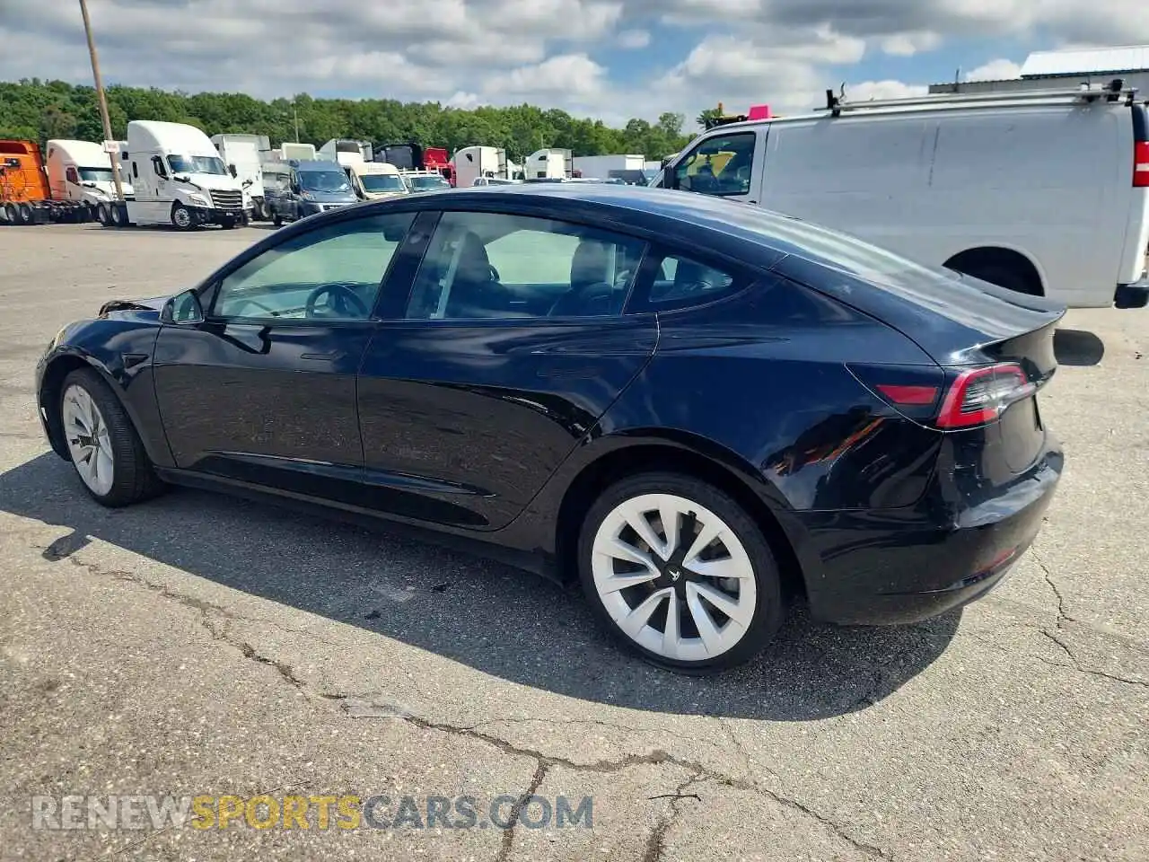 2 Фотография поврежденного автомобиля 5YJ3E1EB7NF288560 TESLA MODEL 3 2022