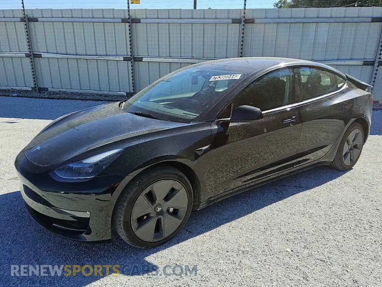 1 Photograph of a damaged car 5YJ3E1EB7NF289594 TESLA MODEL 3 2022