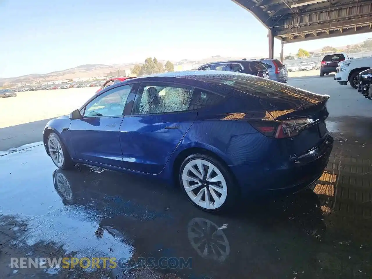 2 Фотография поврежденного автомобиля 5YJ3E1EB7NF305017 TESLA MODEL 3 2022