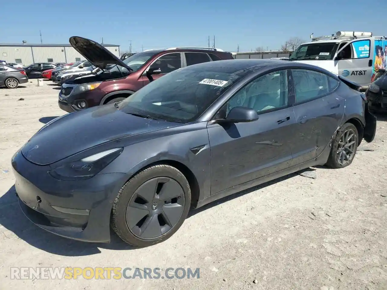 1 fotografías del automóvil dañado 5YJ3E1EB7NF322576 TESLA MODEL 3 2022