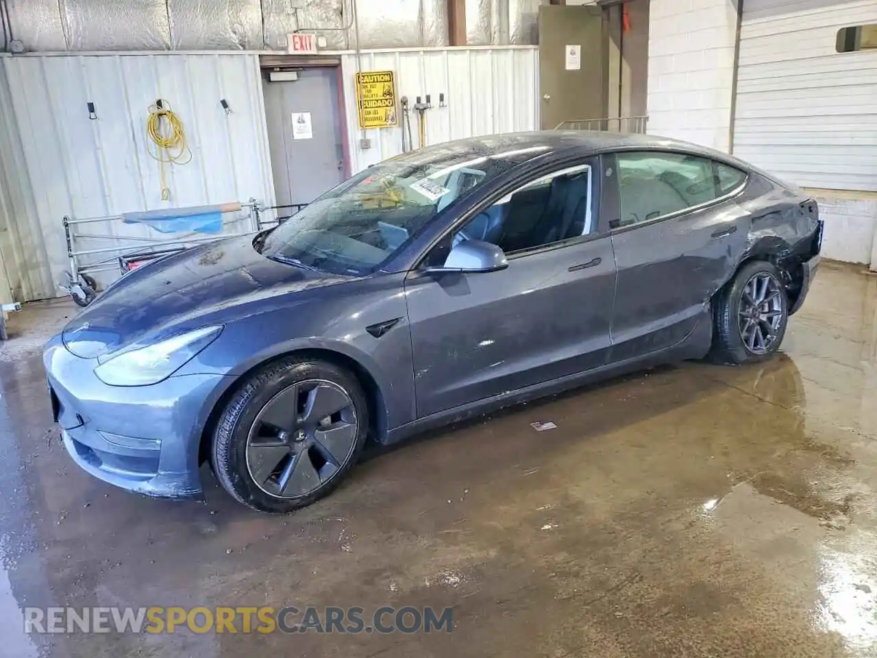 1 Photograph of a damaged car 5YJ3E1EB7NF341211 TESLA MODEL 3 2022