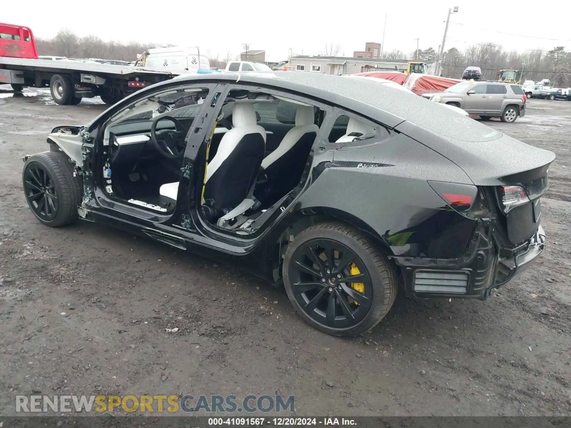 3 Photograph of a damaged car 5YJ3E1EB7NF365590 TESLA MODEL 3 2022