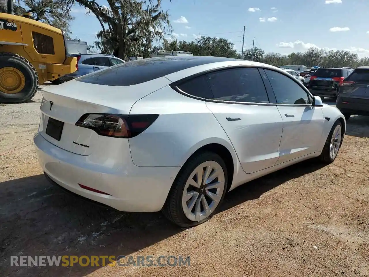 3 Photograph of a damaged car 5YJ3E1EB8NF109684 TESLA MODEL 3 2022