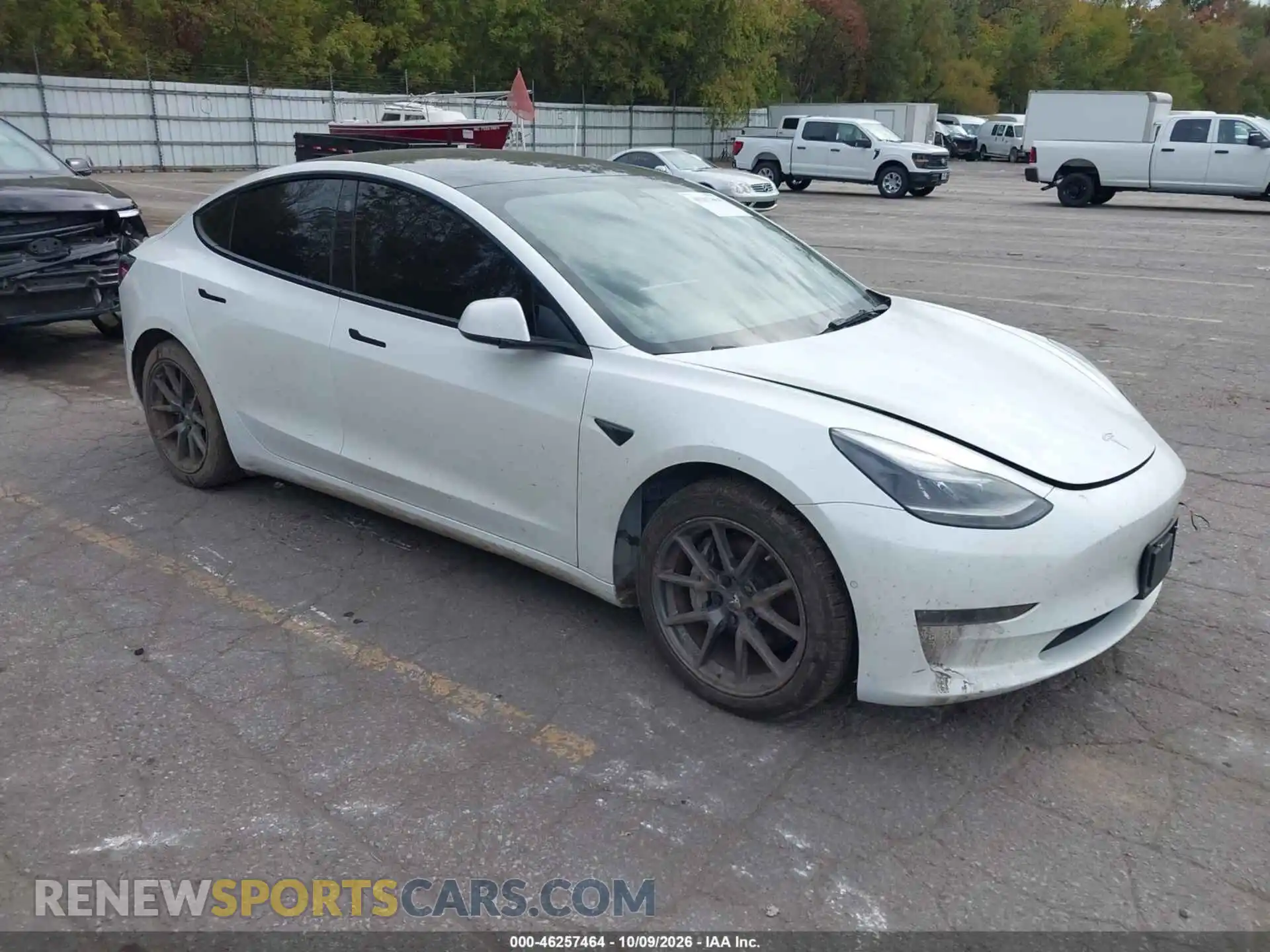 1 Photograph of a damaged car 5YJ3E1EB8NF110656 TESLA MODEL 3 2022