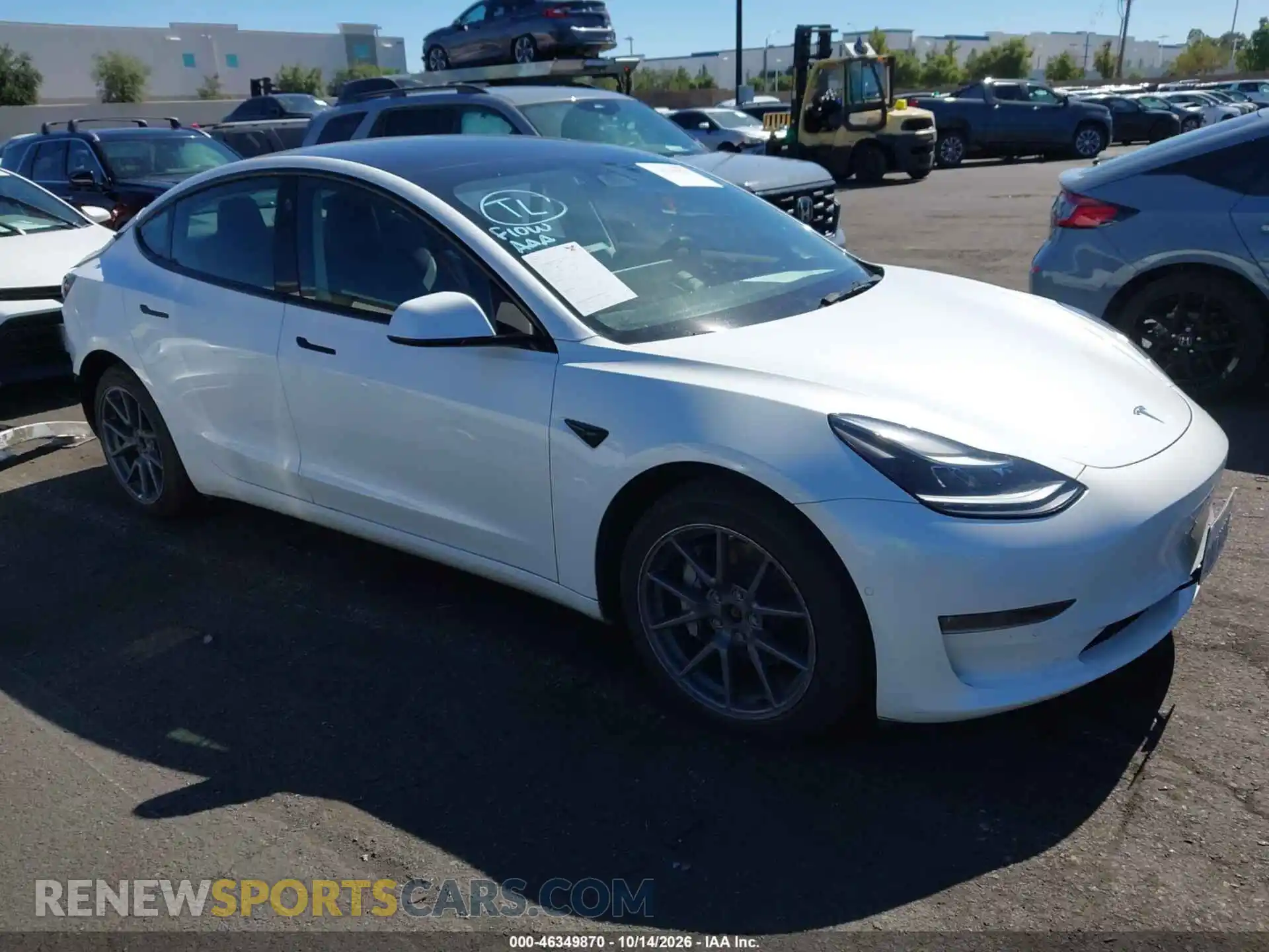 1 fotografías del automóvil dañado 5YJ3E1EB8NF156228 TESLA MODEL 3 2022