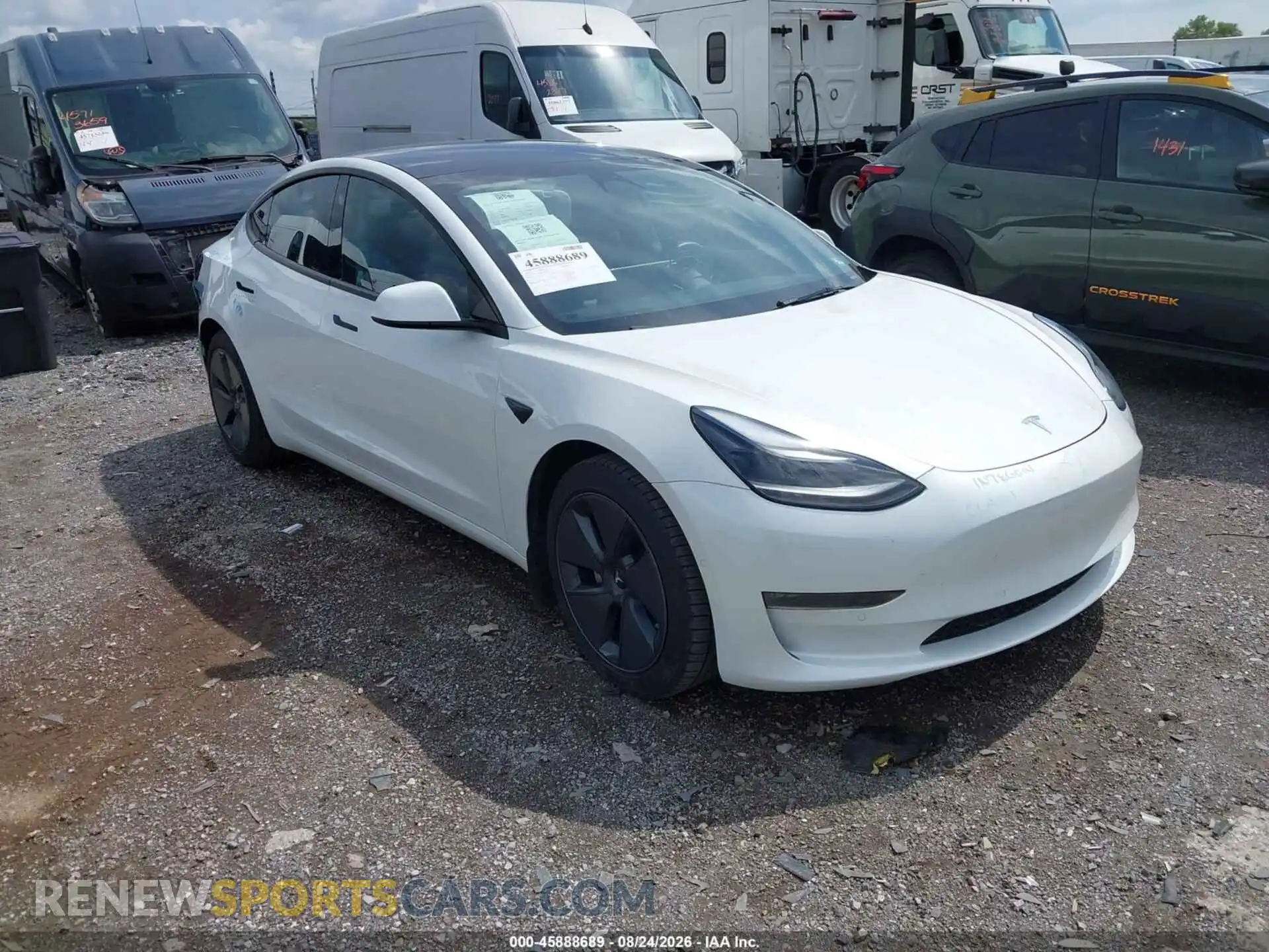 1 Photograph of a damaged car 5YJ3E1EB8NF178360 TESLA MODEL 3 2022