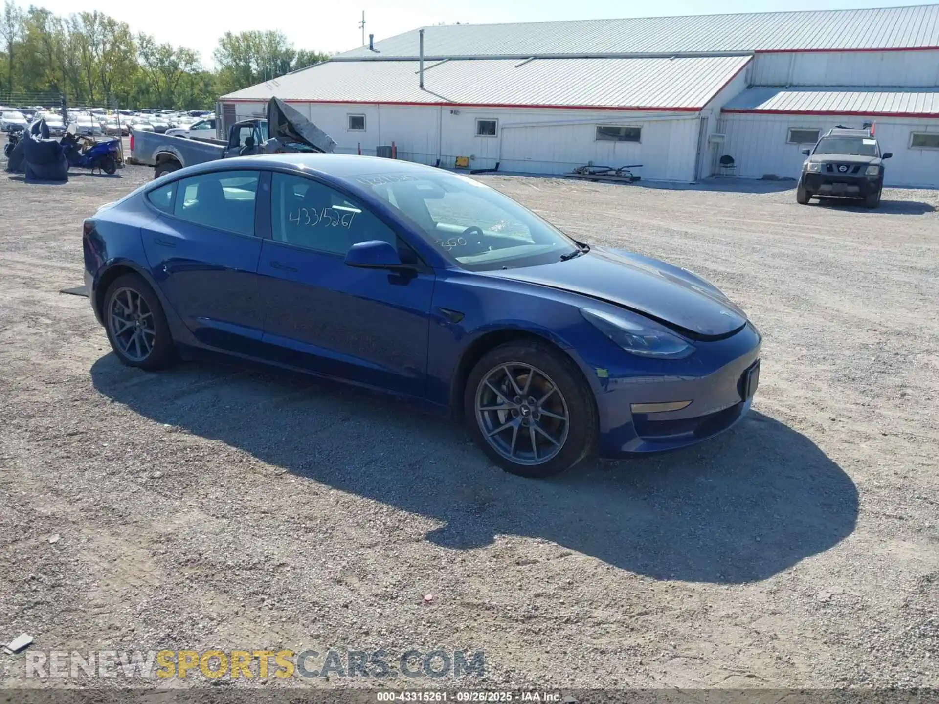 1 Photograph of a damaged car 5YJ3E1EB8NF190928 TESLA MODEL 3 2022