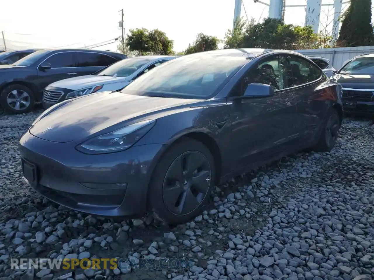 1 Фотография поврежденного автомобиля 5YJ3E1EB8NF194090 TESLA MODEL 3 2022