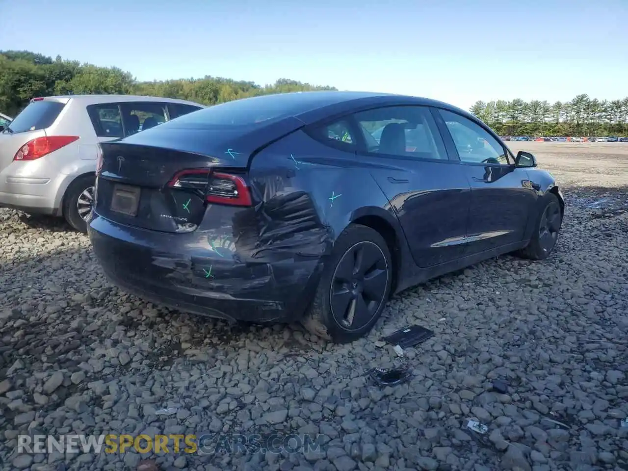 3 Фотография поврежденного автомобиля 5YJ3E1EB8NF194090 TESLA MODEL 3 2022