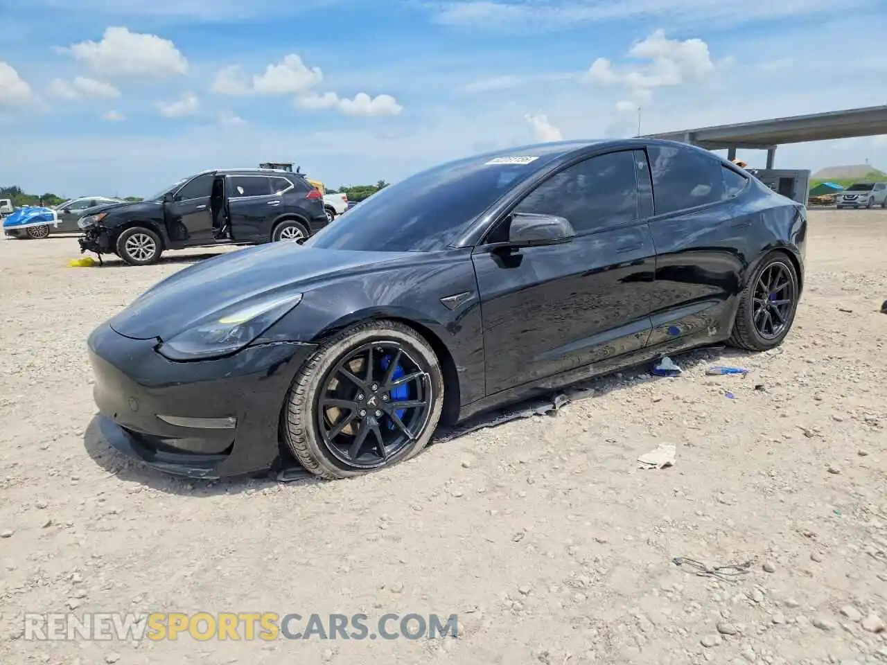 1 fotografías del automóvil dañado 5YJ3E1EB8NF198639 TESLA MODEL 3 2022