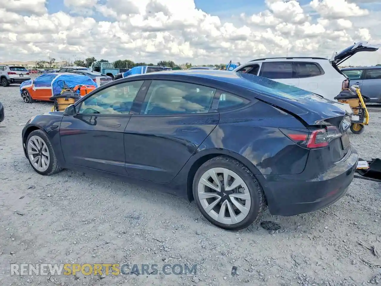 2 Фотография поврежденного автомобиля 5YJ3E1EB8NF199189 TESLA MODEL 3 2022