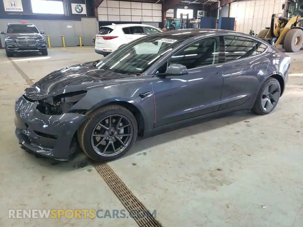 1 Photograph of a damaged car 5YJ3E1EB8NF261433 TESLA MODEL 3 2022