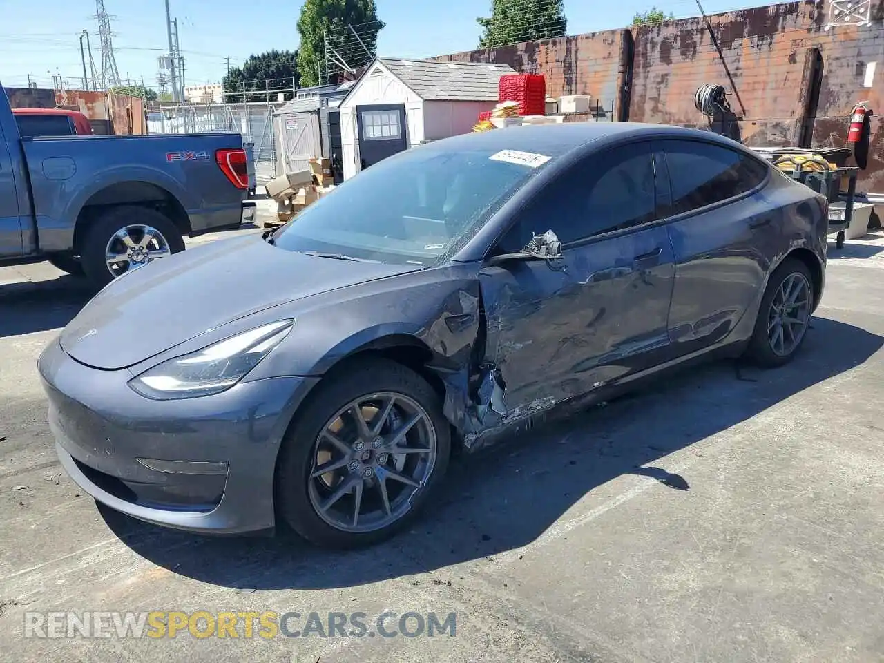 1 Фотография поврежденного автомобиля 5YJ3E1EB8NF267118 TESLA MODEL 3 2022