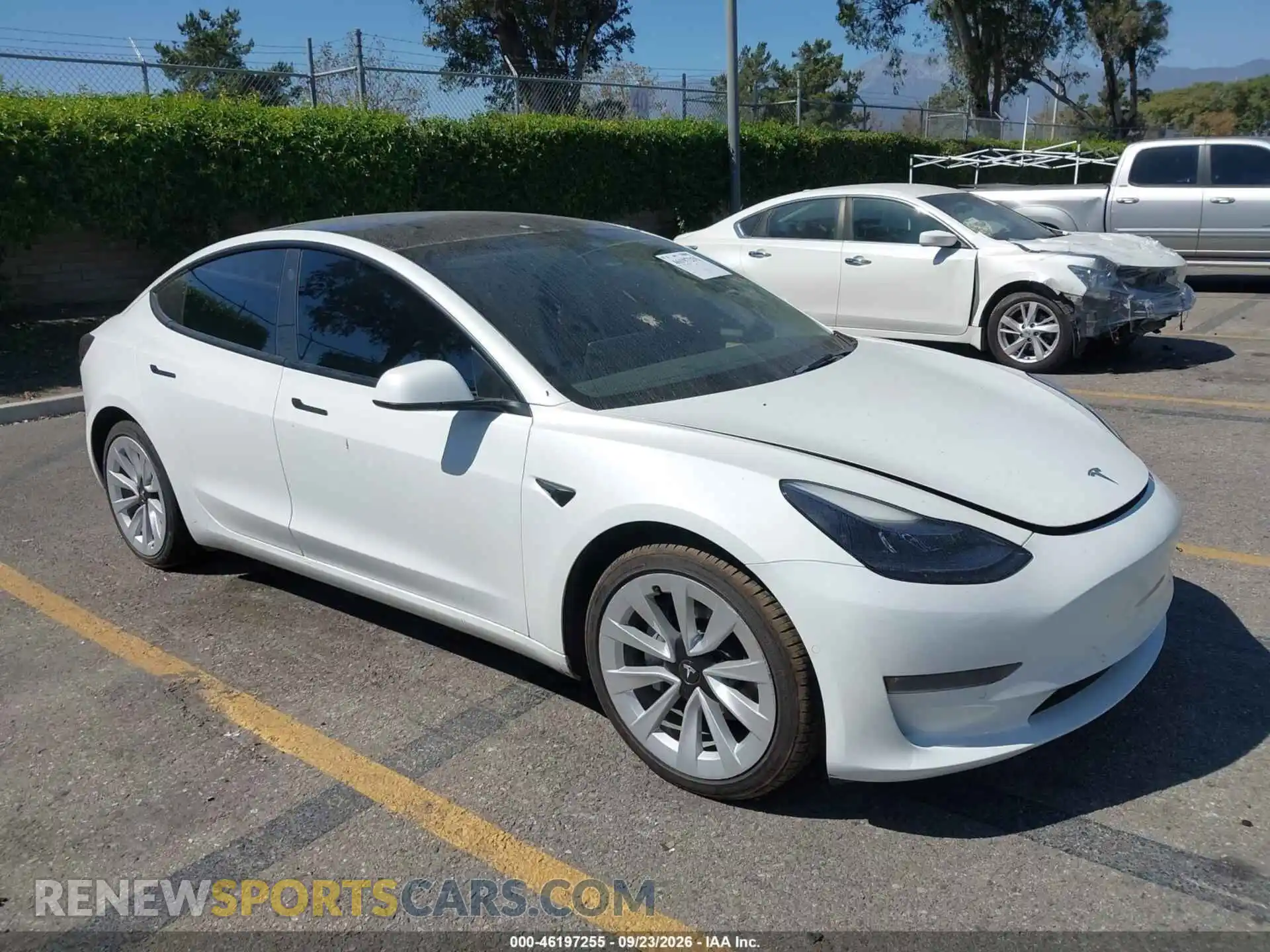 1 Photograph of a damaged car 5YJ3E1EB8NF274716 TESLA MODEL 3 2022