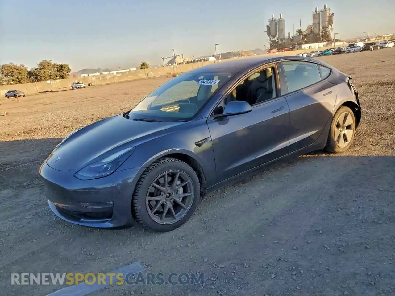 1 Photograph of a damaged car 5YJ3E1EB8NF276806 TESLA MODEL 3 2022
