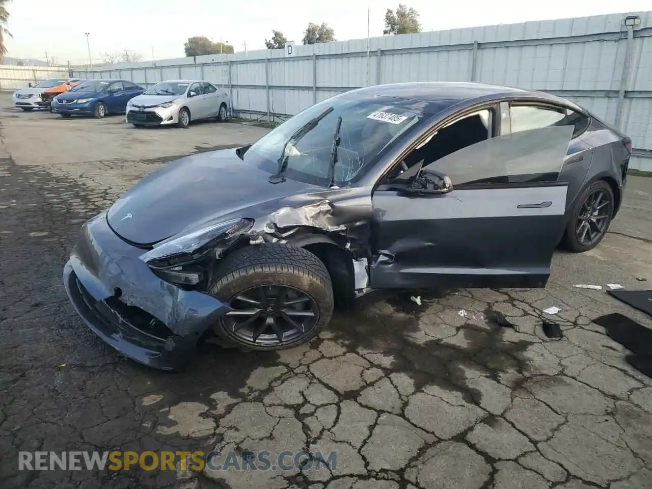 1 Фотография поврежденного автомобиля 5YJ3E1EB8NF315197 TESLA MODEL 3 2022