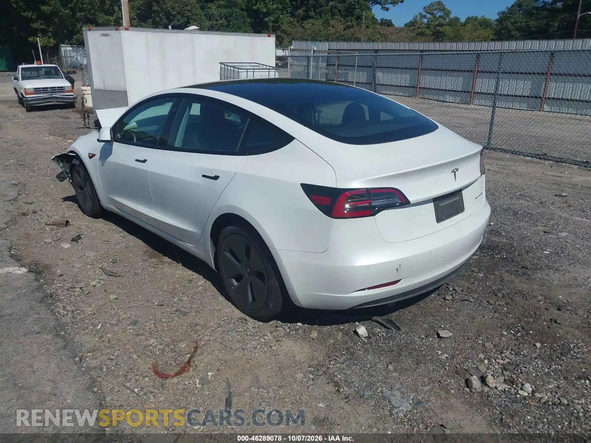 3 fotografías del automóvil dañado 5YJ3E1EB9NF104347 TESLA MODEL 3 2022