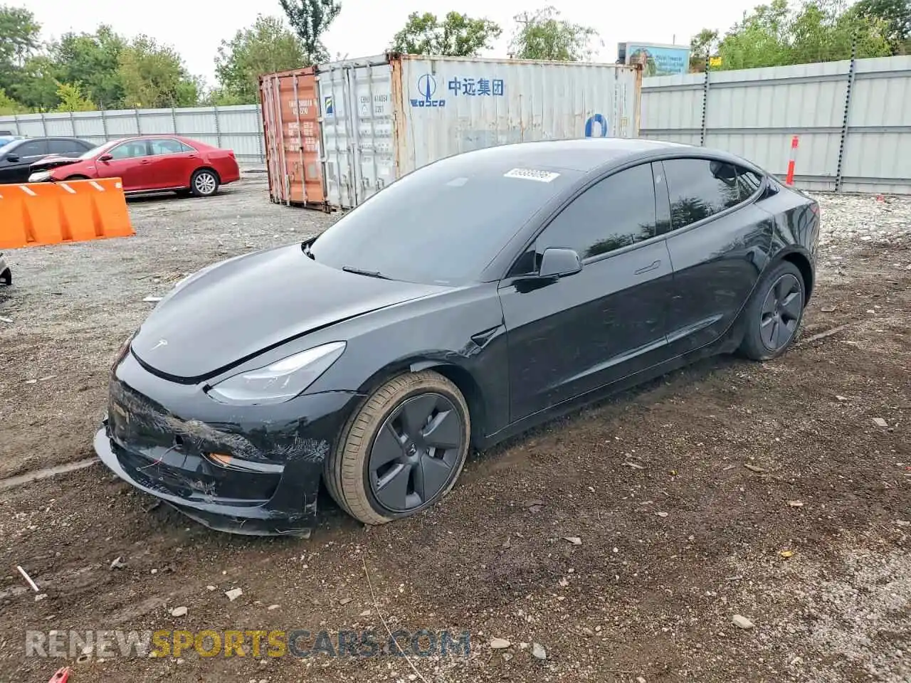 1 fotografías del automóvil dañado 5YJ3E1EB9NF117096 TESLA MODEL 3 2022