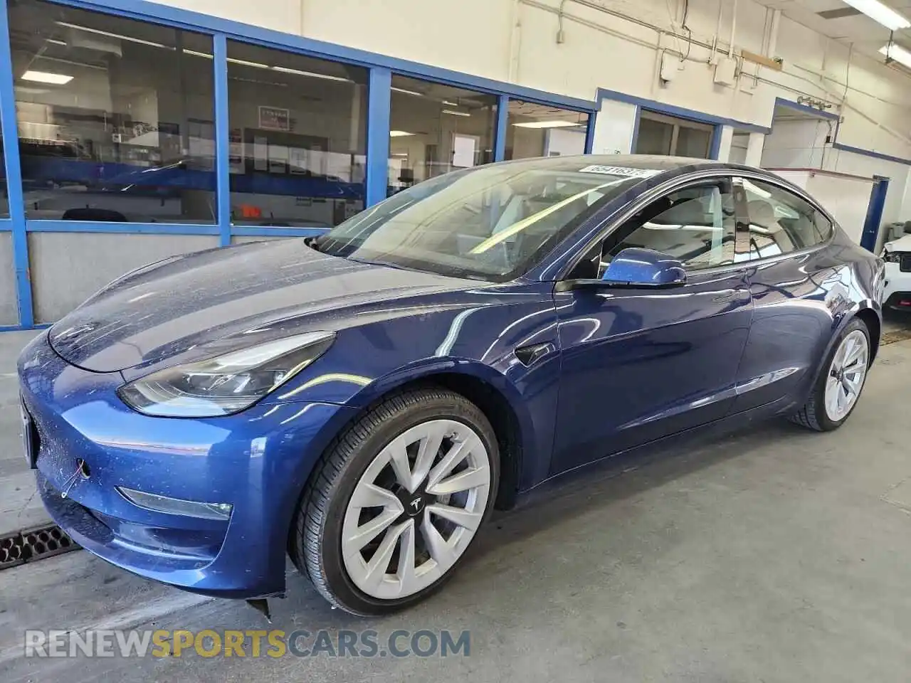 1 Photograph of a damaged car 5YJ3E1EB9NF144458 TESLA MODEL 3 2022