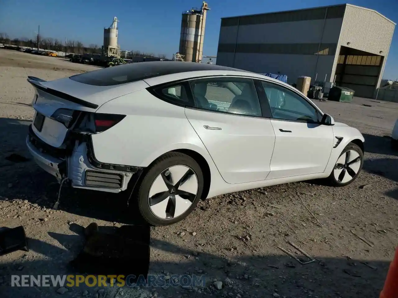 3 Photograph of a damaged car 5YJ3E1EB9NF169974 TESLA MODEL 3 2022
