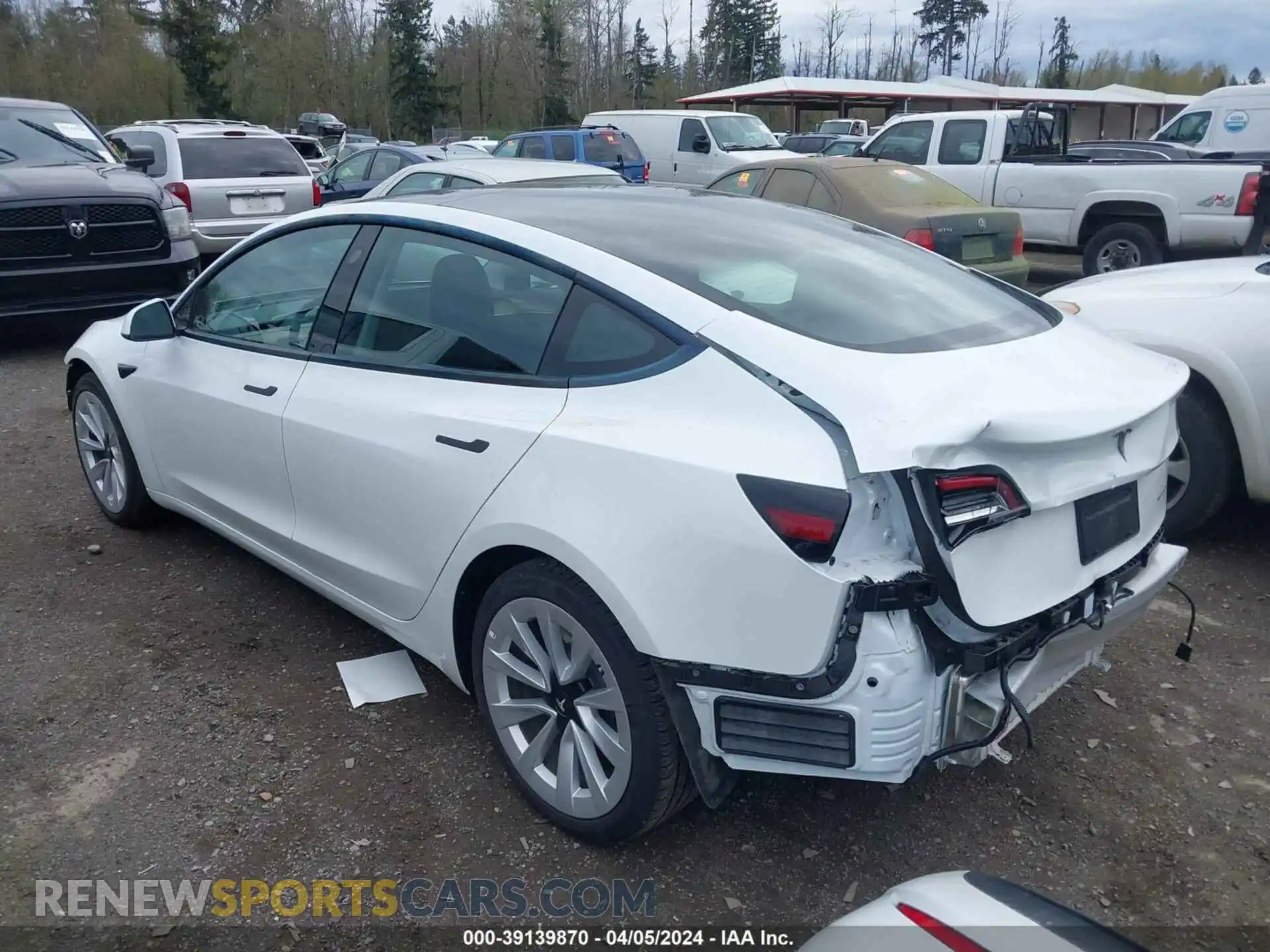 3 Photograph of a damaged car 5YJ3E1EB9NF178531 TESLA MODEL 3 2022