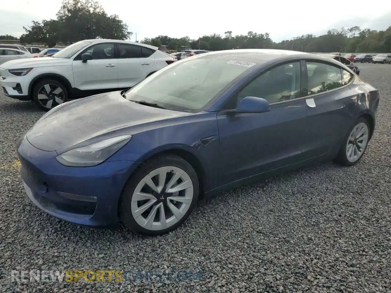 1 Photograph of a damaged car 5YJ3E1EB9NF184295 TESLA MODEL 3 2022