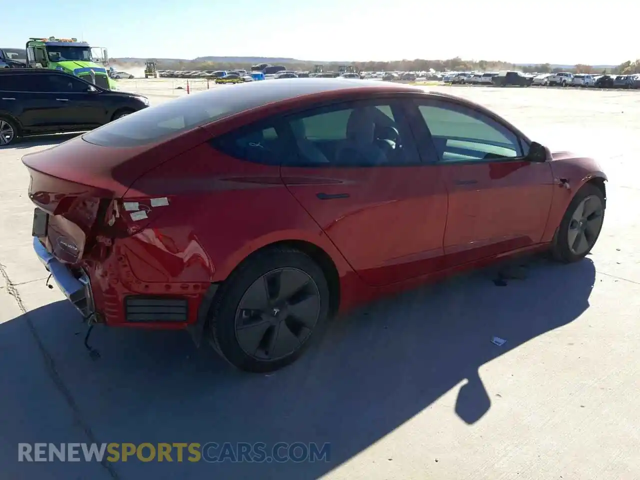3 Photograph of a damaged car 5YJ3E1EB9NF196401 TESLA MODEL 3 2022
