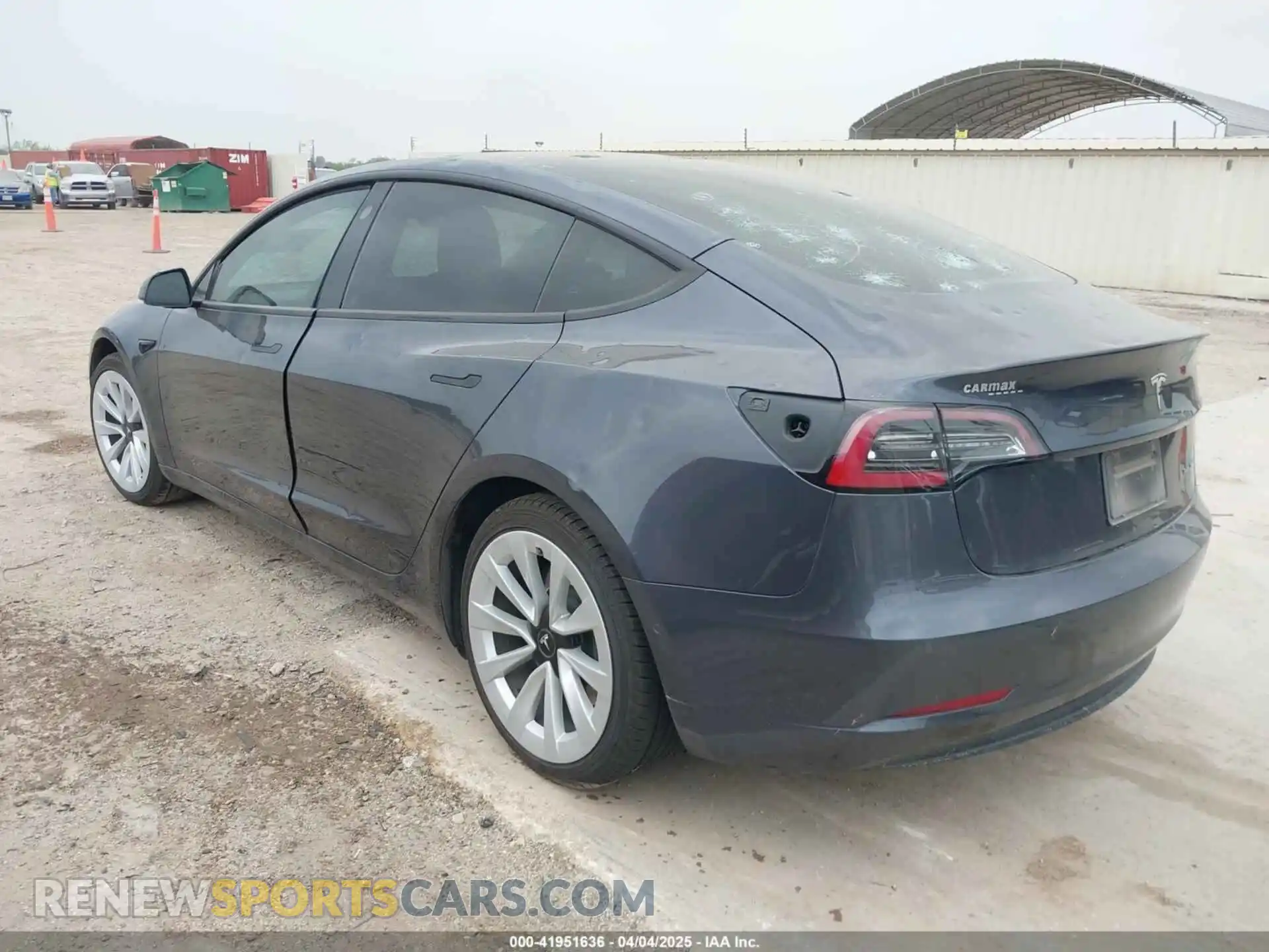 3 Photograph of a damaged car 5YJ3E1EB9NF208420 TESLA MODEL 3 2022