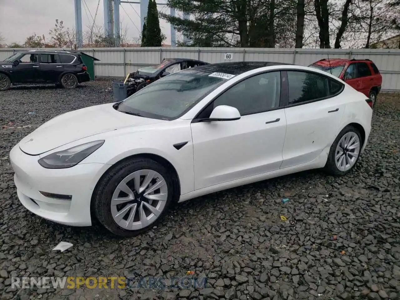 1 Фотография поврежденного автомобиля 5YJ3E1EB9NF209339 TESLA MODEL 3 2022
