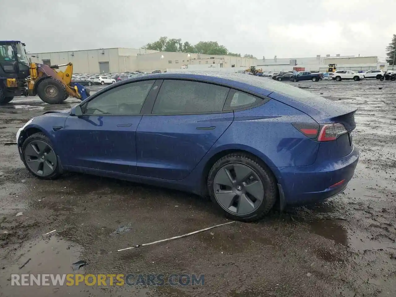 2 Photograph of a damaged car 5YJ3E1EB9NF232474 TESLA MODEL 3 2022