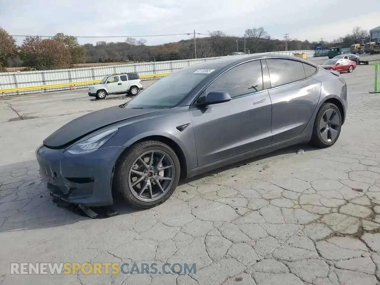 1 Photograph of a damaged car 5YJ3E1EB9NF241711 TESLA MODEL 3 2022