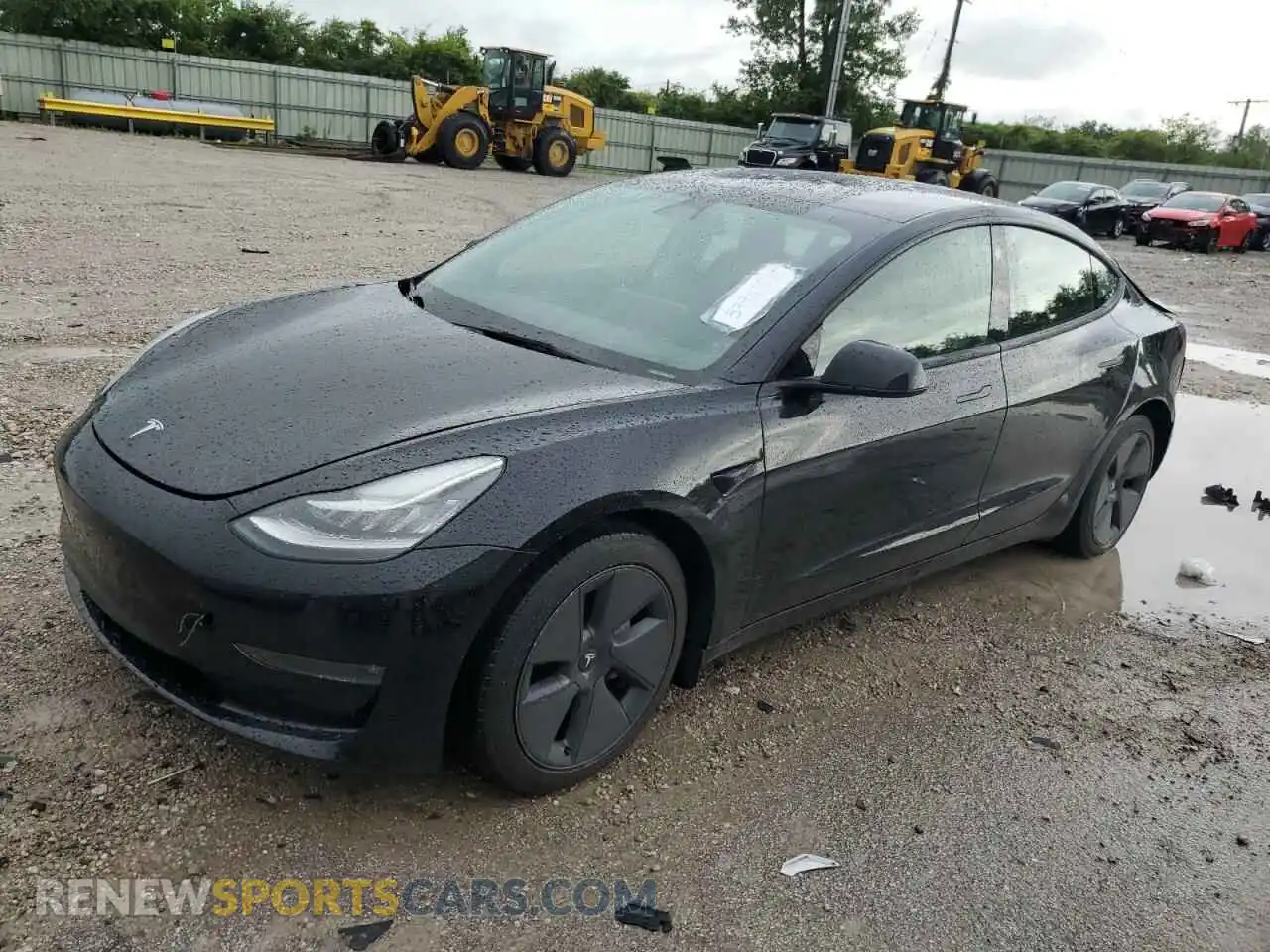 1 Photograph of a damaged car 5YJ3E1EB9NF244527 TESLA MODEL 3 2022