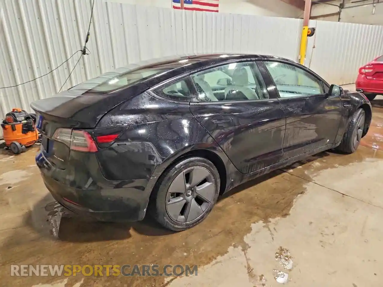 3 Photograph of a damaged car 5YJ3E1EB9NF254880 TESLA MODEL 3 2022