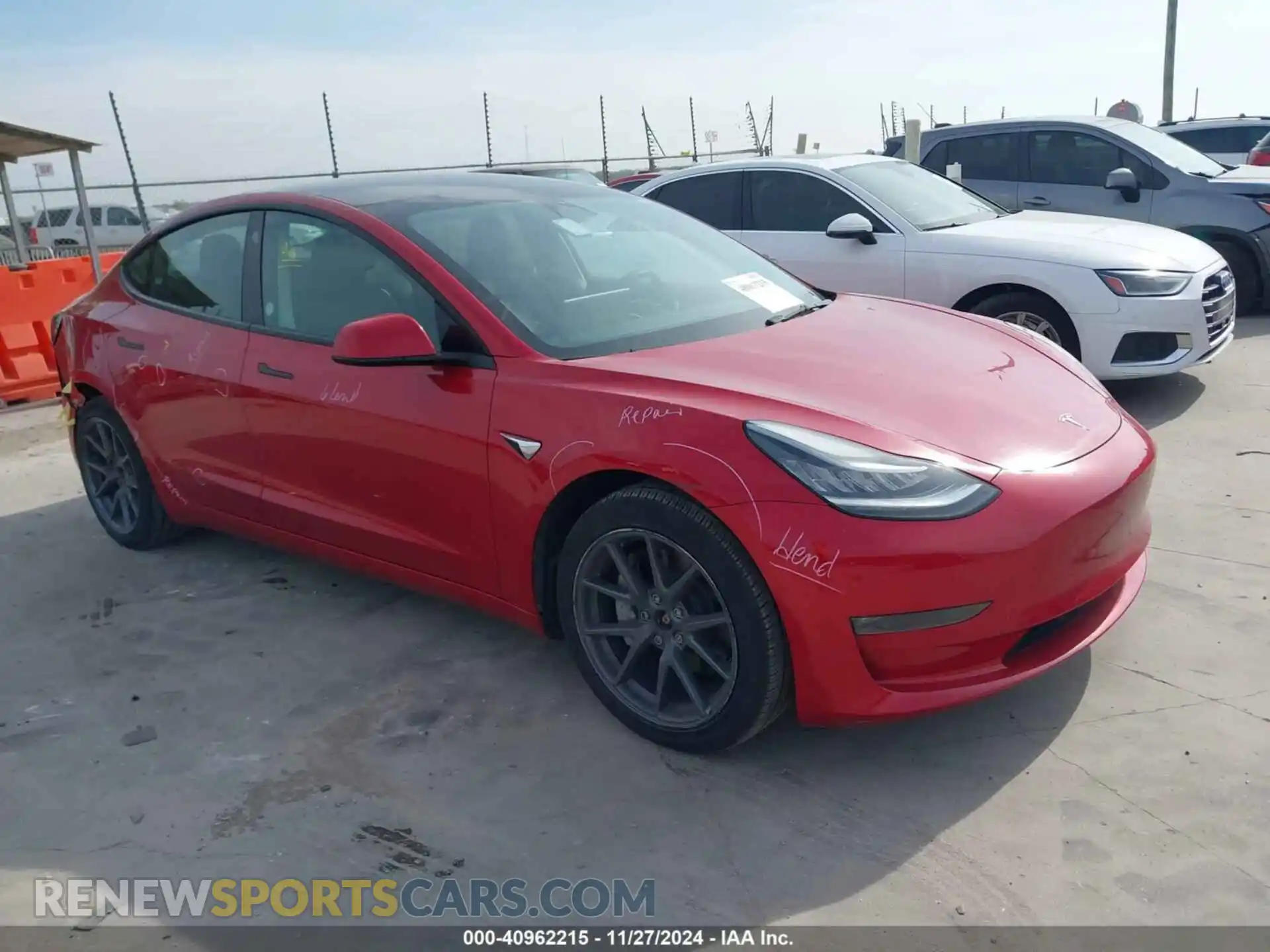 1 fotografías del automóvil dañado 5YJ3E1EB9NF260419 TESLA MODEL 3 2022