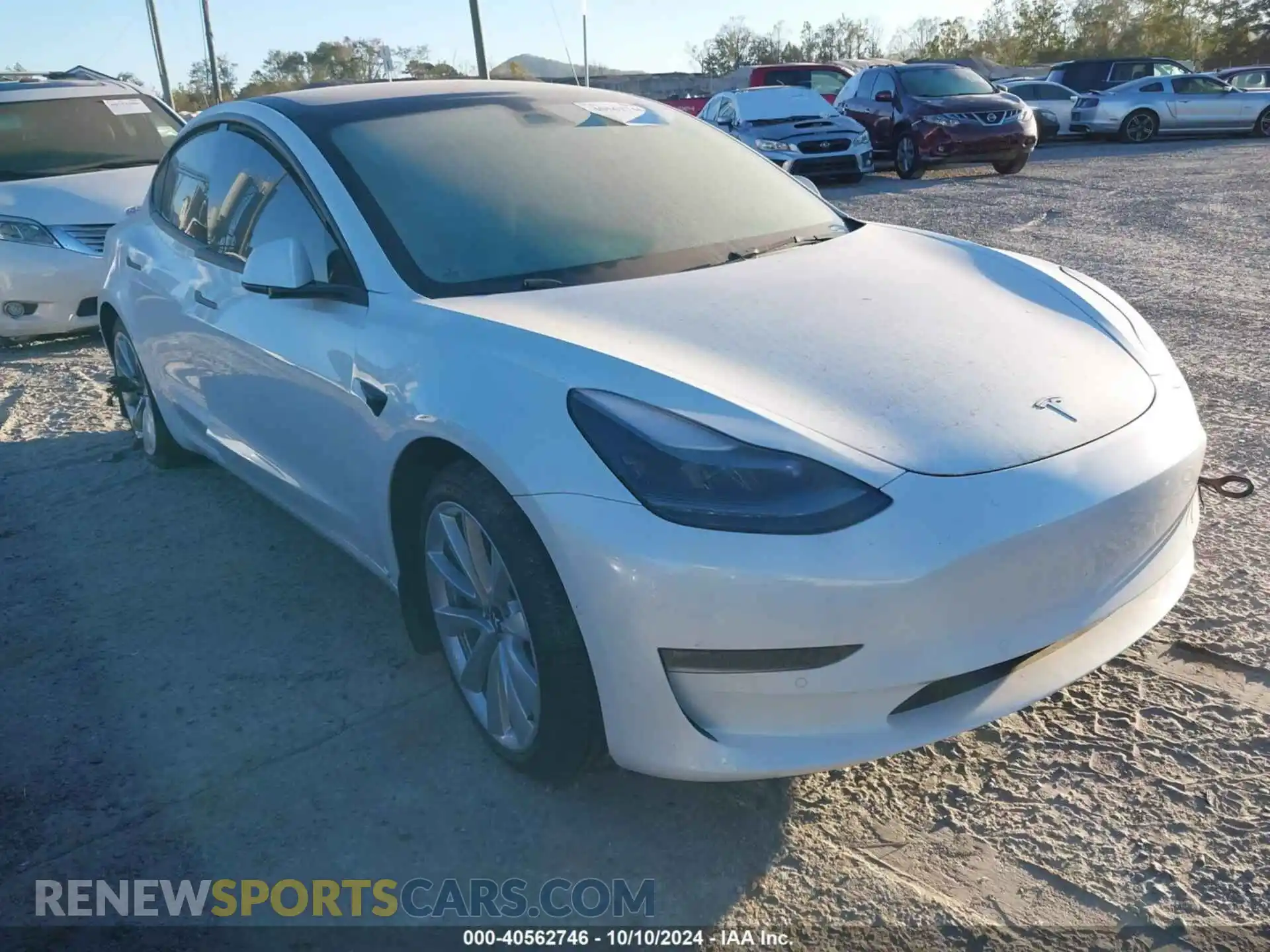 1 fotografías del automóvil dañado 5YJ3E1EB9NF263997 TESLA MODEL 3 2022