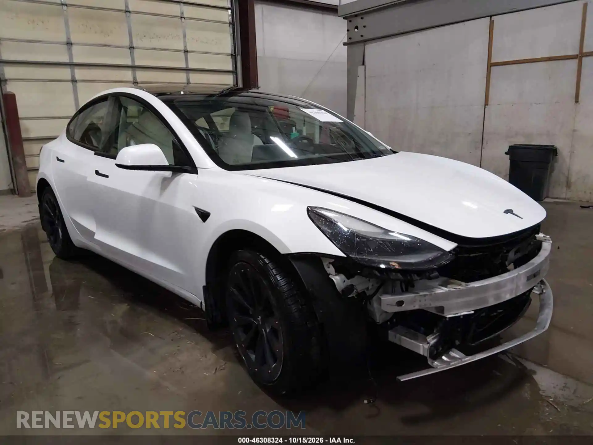 1 Photograph of a damaged car 5YJ3E1EB9NF277009 TESLA MODEL 3 2022
