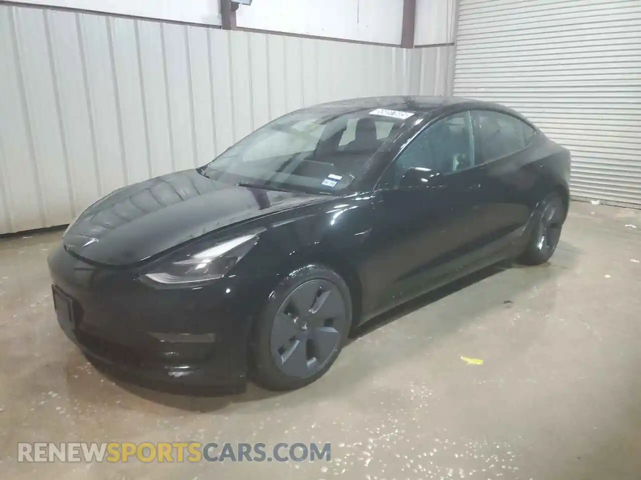 1 Photograph of a damaged car 5YJ3E1EB9NF287460 TESLA MODEL 3 2022