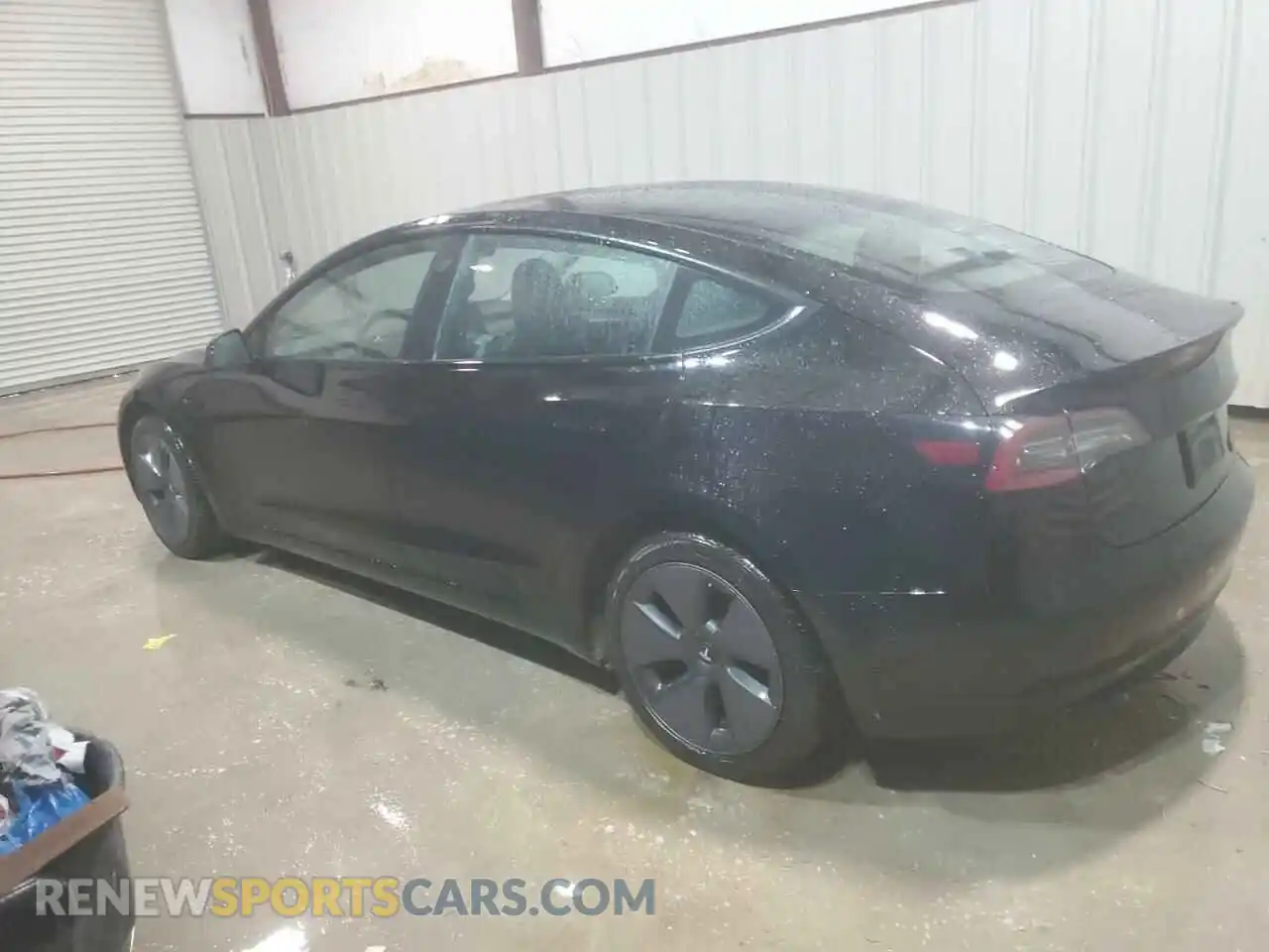 2 Photograph of a damaged car 5YJ3E1EB9NF287460 TESLA MODEL 3 2022