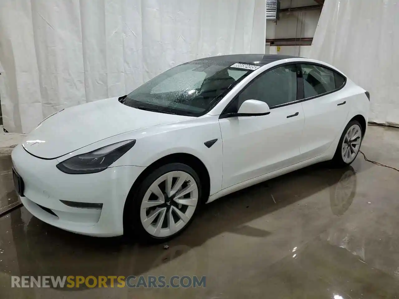 1 Photograph of a damaged car 5YJ3E1EB9NF288947 TESLA MODEL 3 2022