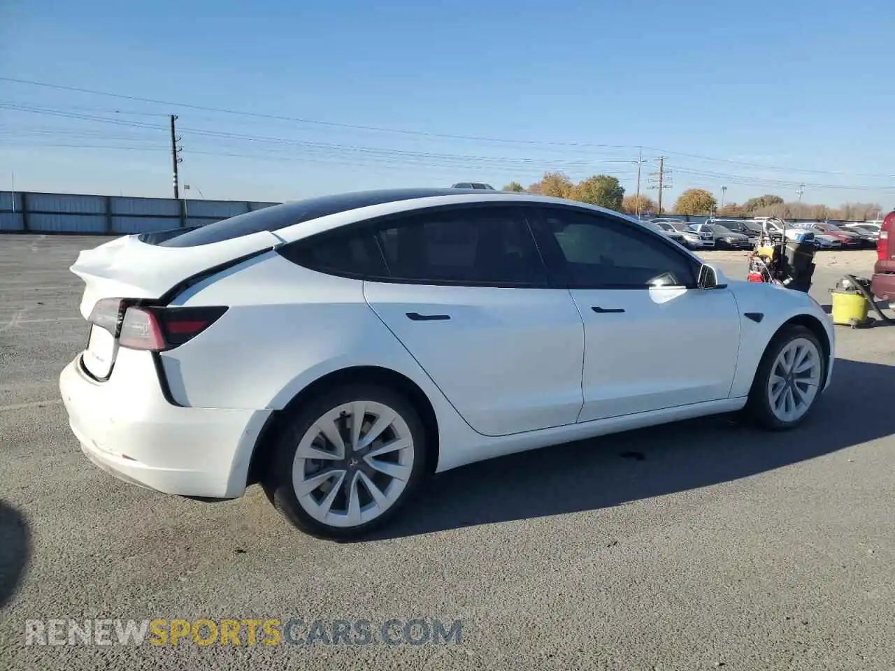 3 Photograph of a damaged car 5YJ3E1EB9NF298183 TESLA MODEL 3 2022