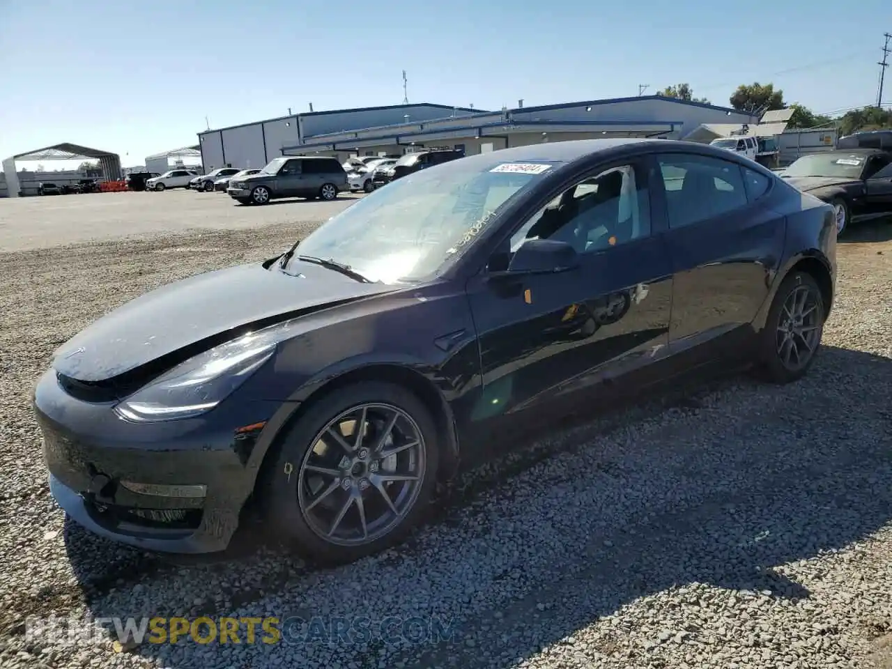 1 Photograph of a damaged car 5YJ3E1EB9NF317217 TESLA MODEL 3 2022