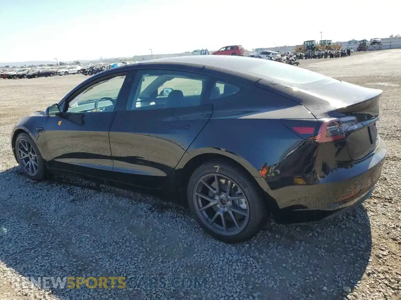 2 Photograph of a damaged car 5YJ3E1EB9NF317217 TESLA MODEL 3 2022
