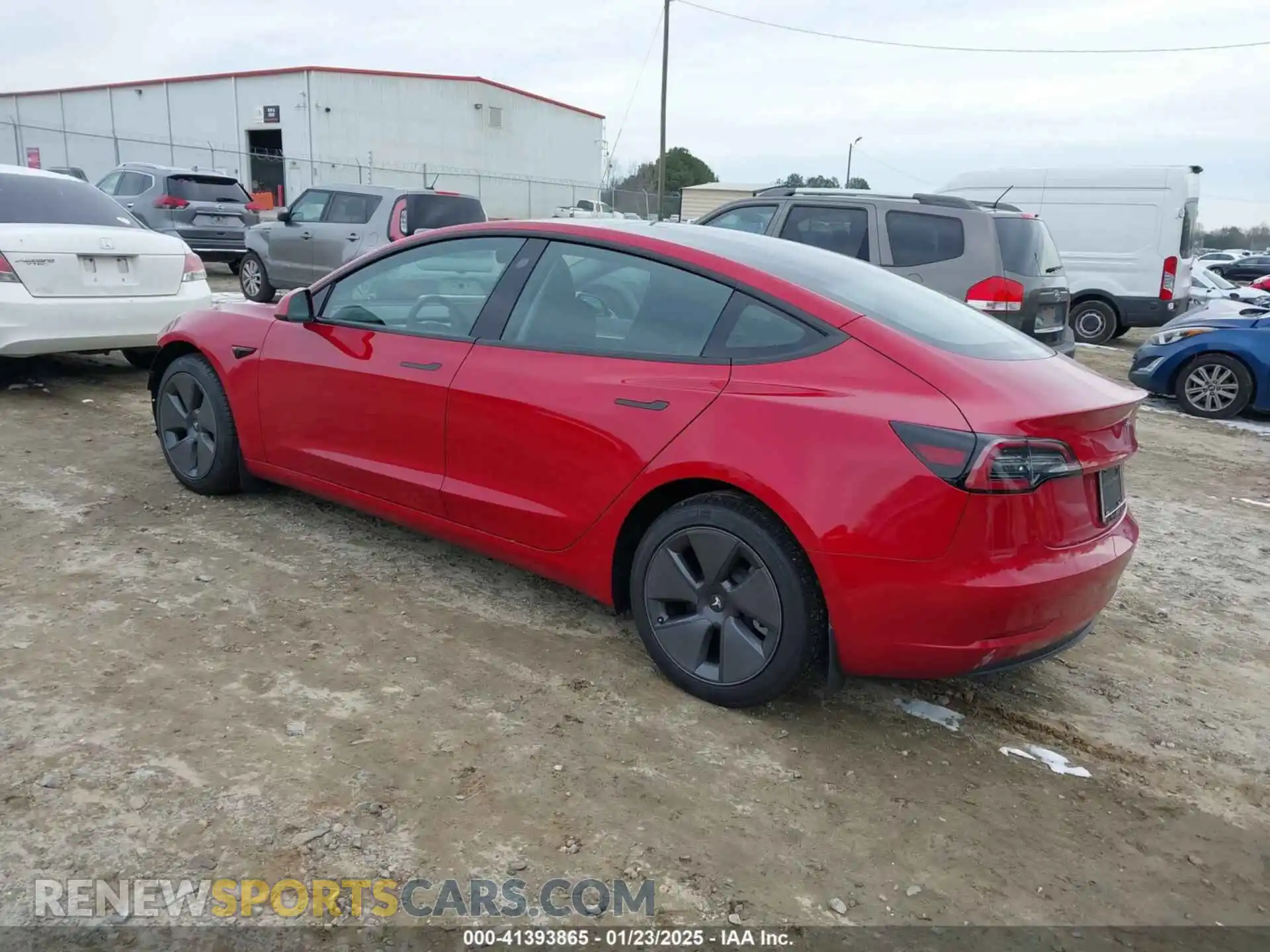 3 Photograph of a damaged car 5YJ3E1EB9NF321932 TESLA MODEL 3 2022